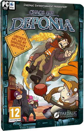 Deponia 2: Chaos on Deponia (Steam-Rip/1.1.4.2273/RUS)