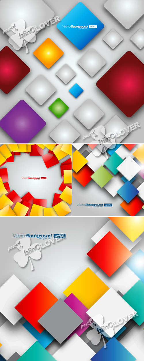 Background with multicolored squares 0300