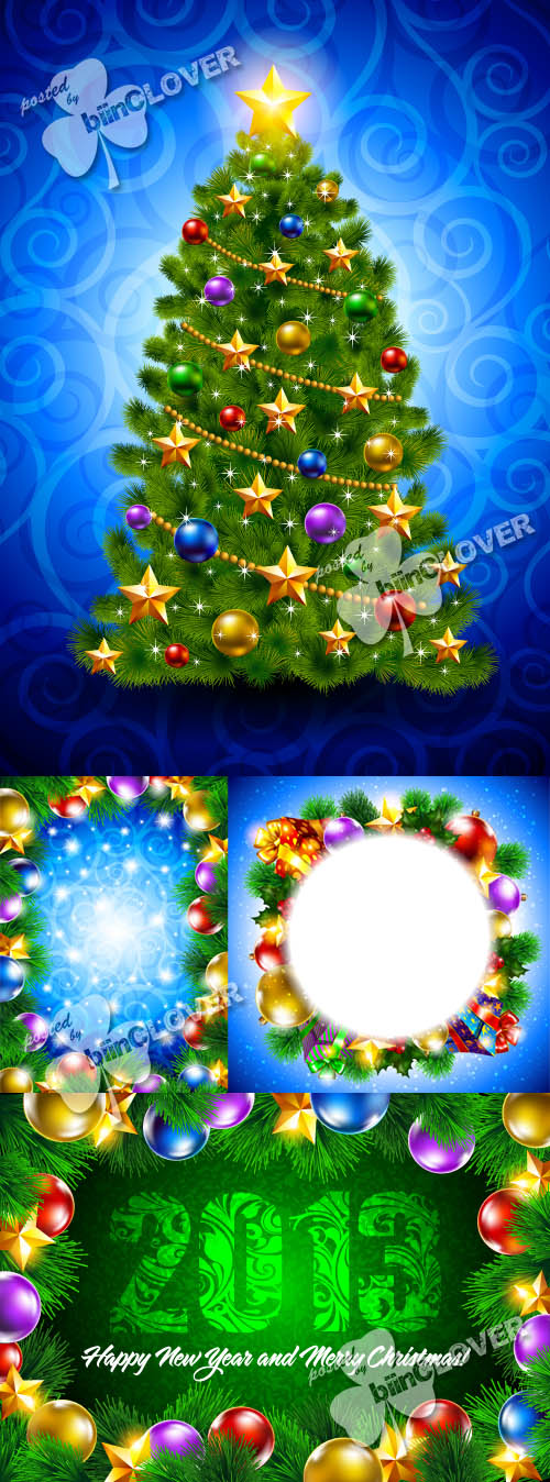 Christmas and New Year background 0303