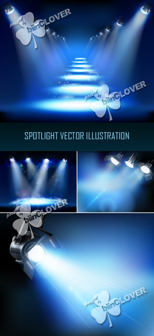Spotlight vector illustration 0304