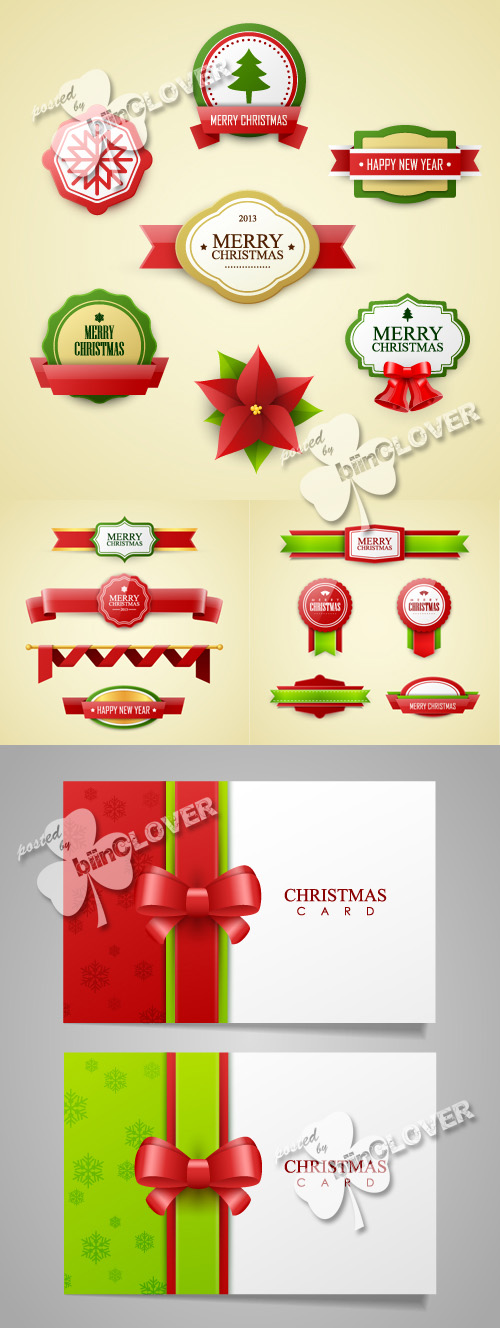 Christmas cards and labels 0308