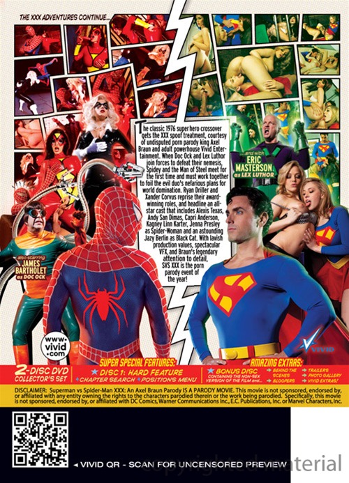 Superman vs Spider-Man XXX: A Porn Parody /   -, XXX  (Axel Braun, Vivid) [2012, Feature, Action, Big Budget, Spoofs & Parodies, DVDRip] Release Date: Oct 12, 2012!