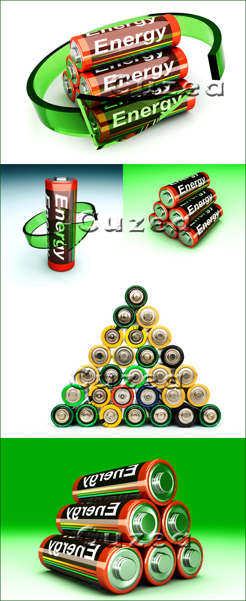 Klipart of alkalaynovy batteries - Stock photo