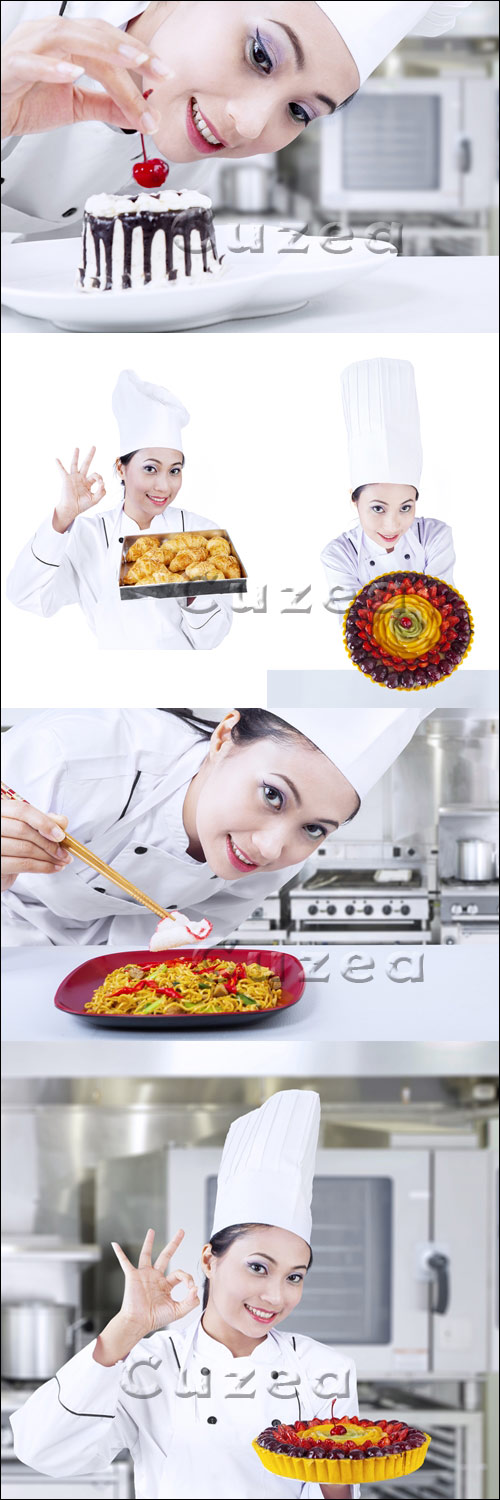  -  / Asian chef prepare eat - Stock photo