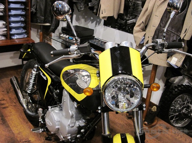 Новый мотоцикл Borile B450 Scrambler