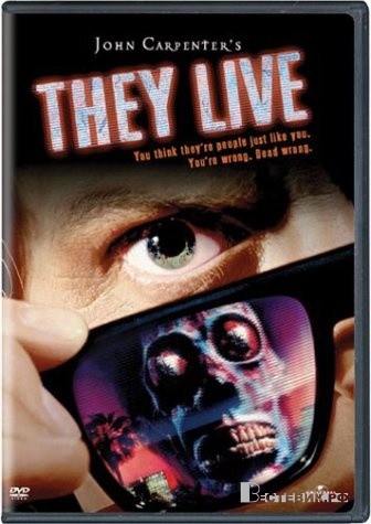Чужие среди нас / Они живут / They Live (Джон Карпентер / John Carpenter) [1988, ужасы, фантастика, боевик, триллер, BDRip]