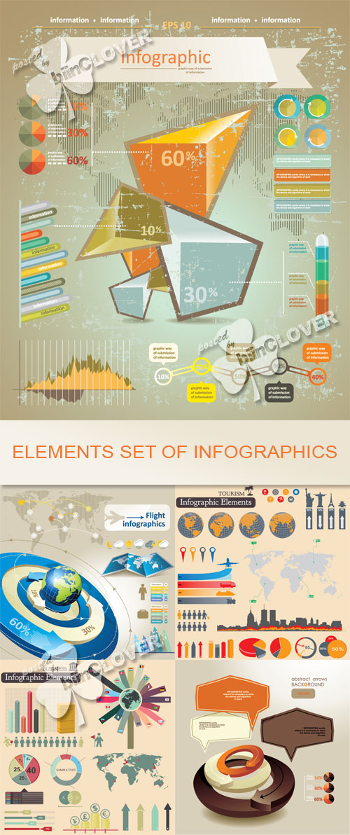 Elements set of infographics 0408
