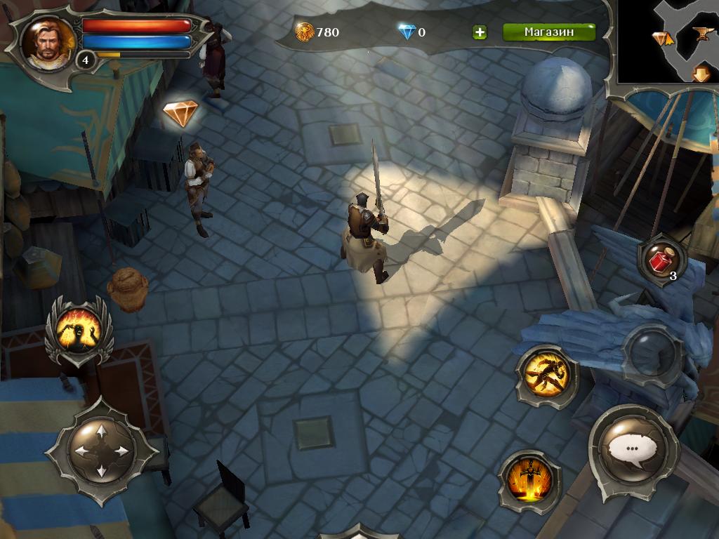 Dungeon Hunter 4 v1.0.0 (+DLC) [RUS][iOS] (2013)