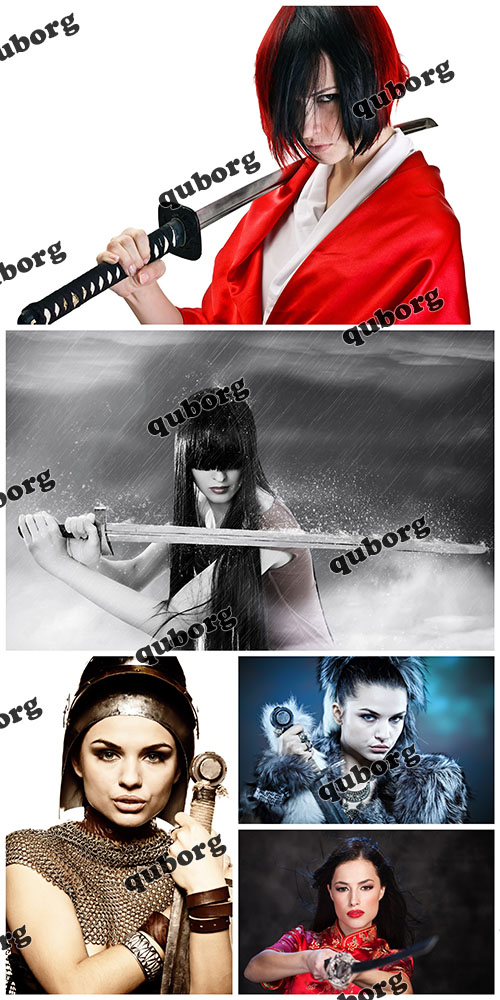 Stock Photos - Woman with Sword
