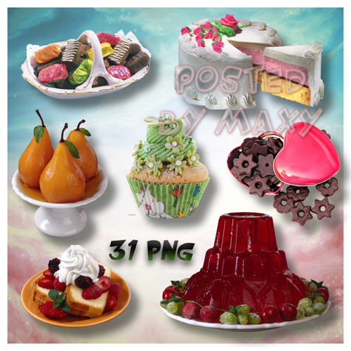 Картинки красивые десерты - Конфеты, печенье, торты, фрукты