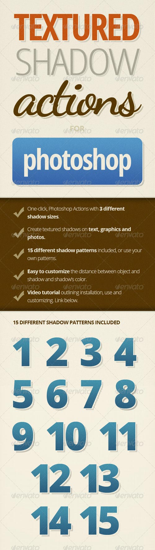 Textured Shadows - GraphicRiver