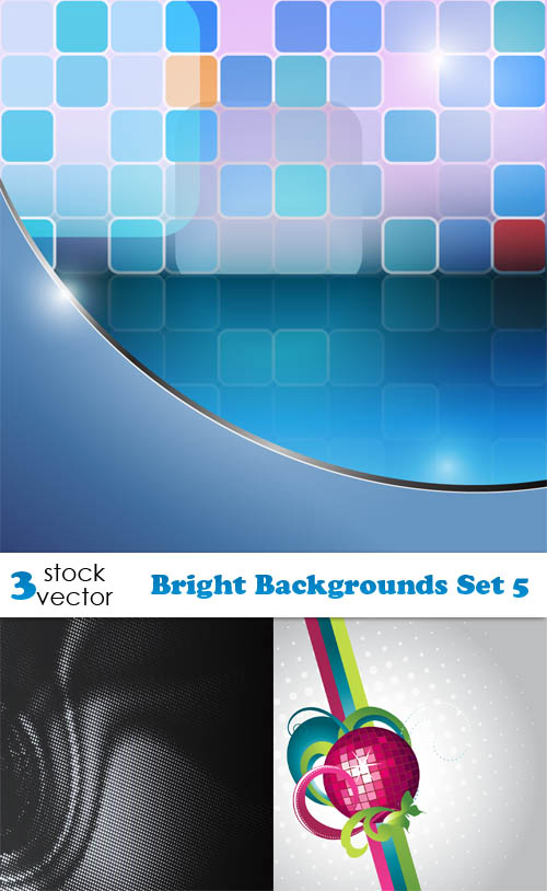 Vectors - Bright Backgrounds Set 5