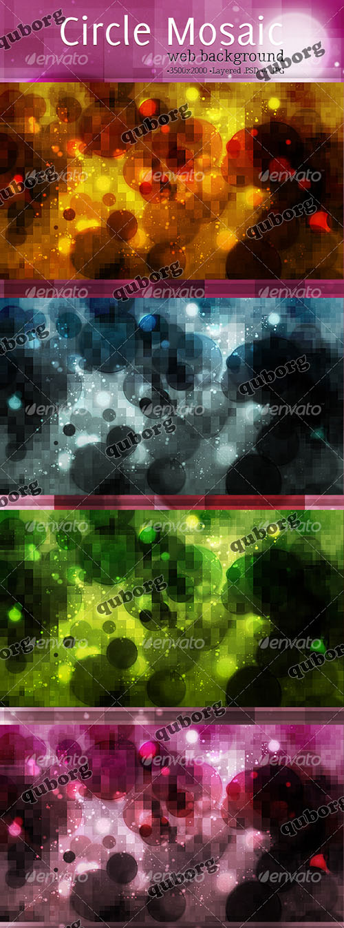 Graphicriver - Mosaic Circles Background