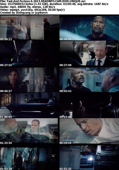 Fast and Furious 6 (2013) READNFO CAM XviD - UNiQUE