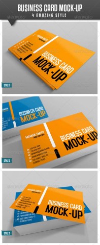 GraphicRiver Business Card Mock-Up Vol.2
