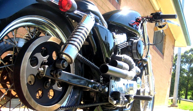 Кастом Black Flame на базе Harley-Davidson Sportster