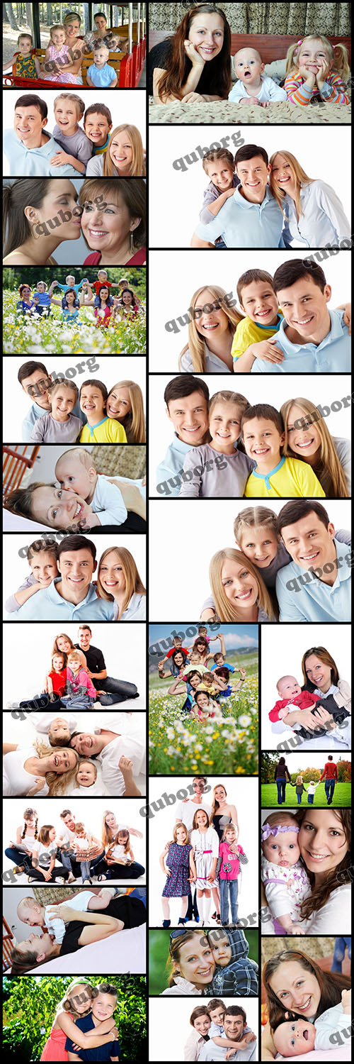 Stock Photos - Parents and Children