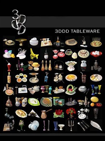 3DDD tableware collection
