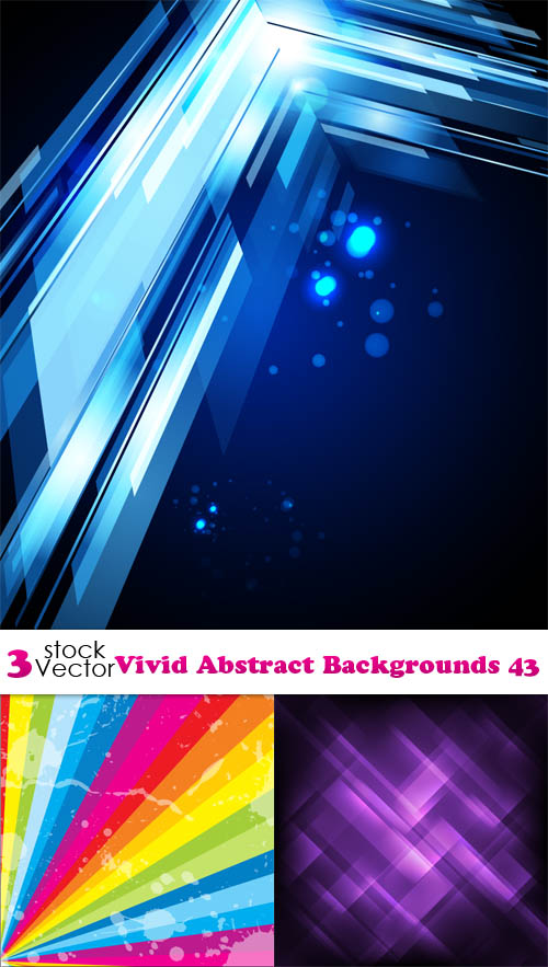 Vectors - Vivid Abstract Backgrounds 43