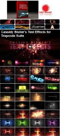 Cassidy Bishers Text Effects for Trapcode Vol.2