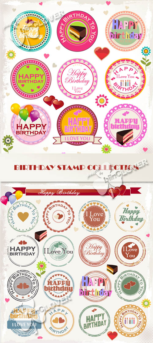 Birthday stamp collection 0423