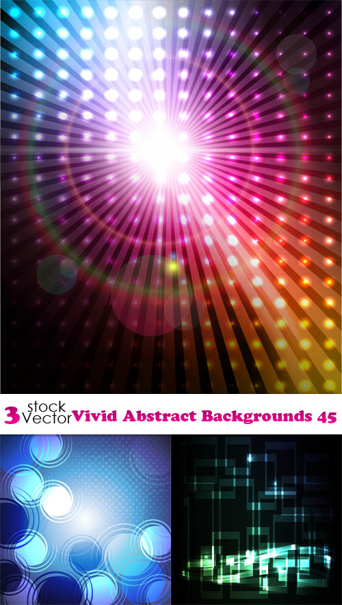 Vectors - Vivid Abstract Backgrounds 45