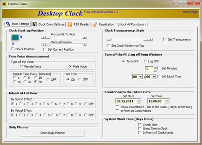 Desktop Clock 2.2