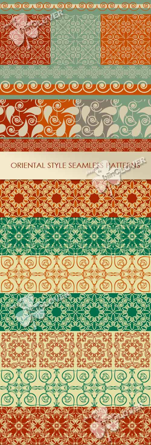 Oriental style seamless patterns 0429