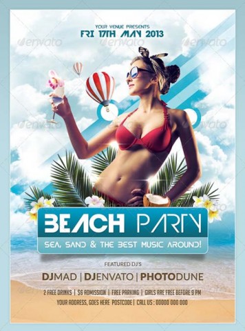 GraphicRiver Summer/Beach Party Flyer & Poster Templates