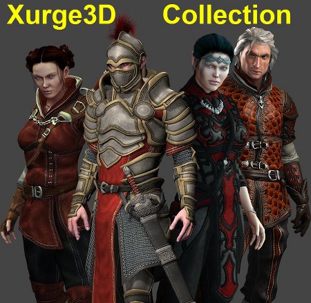 Xurge 3D 3D Models Megapack