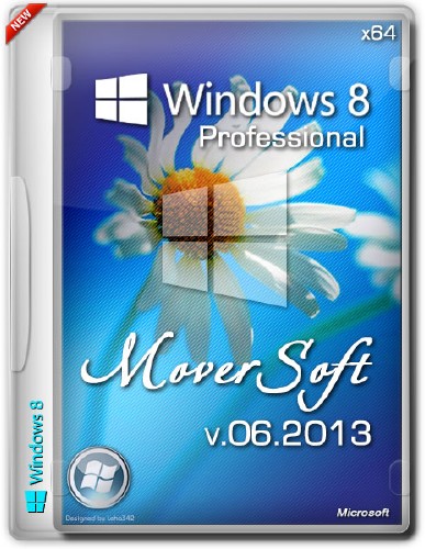 Windows 8 Professional by MoverSoft v.06.2013 (x64/RUS/2013)