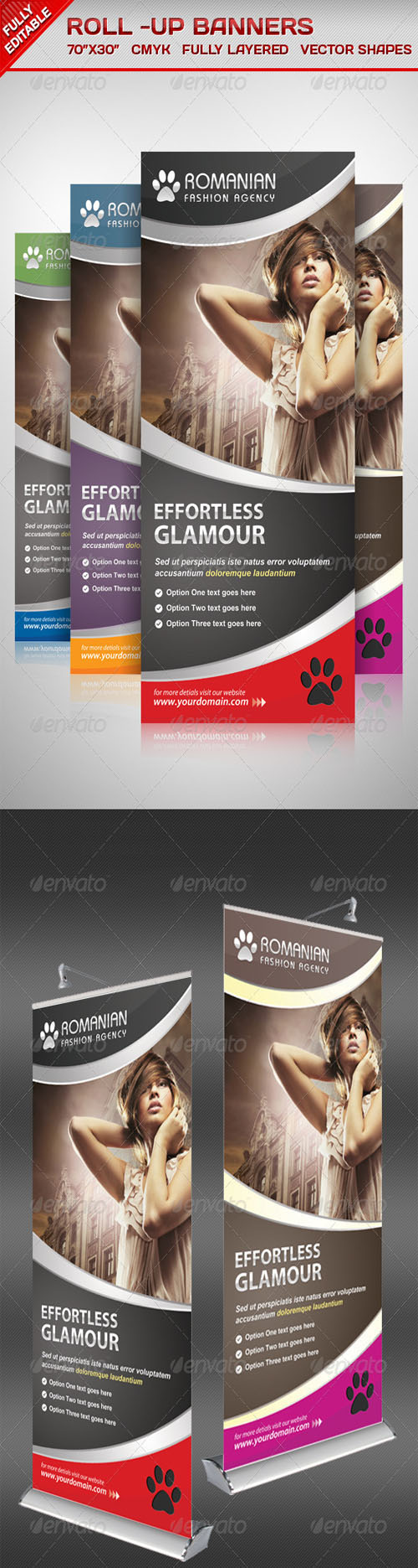 GraphicRiver - Multiporpose Glamorous Roll Up Banners