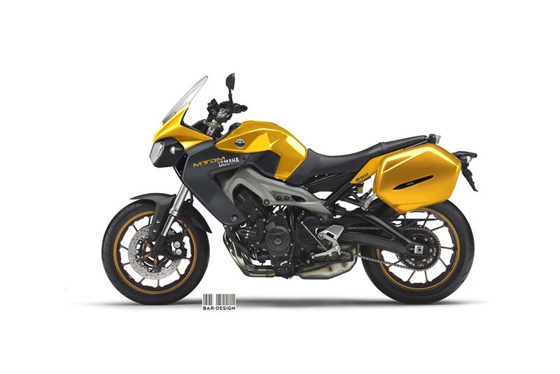 Концепт мотоцикла Yamaha MT-DM 850