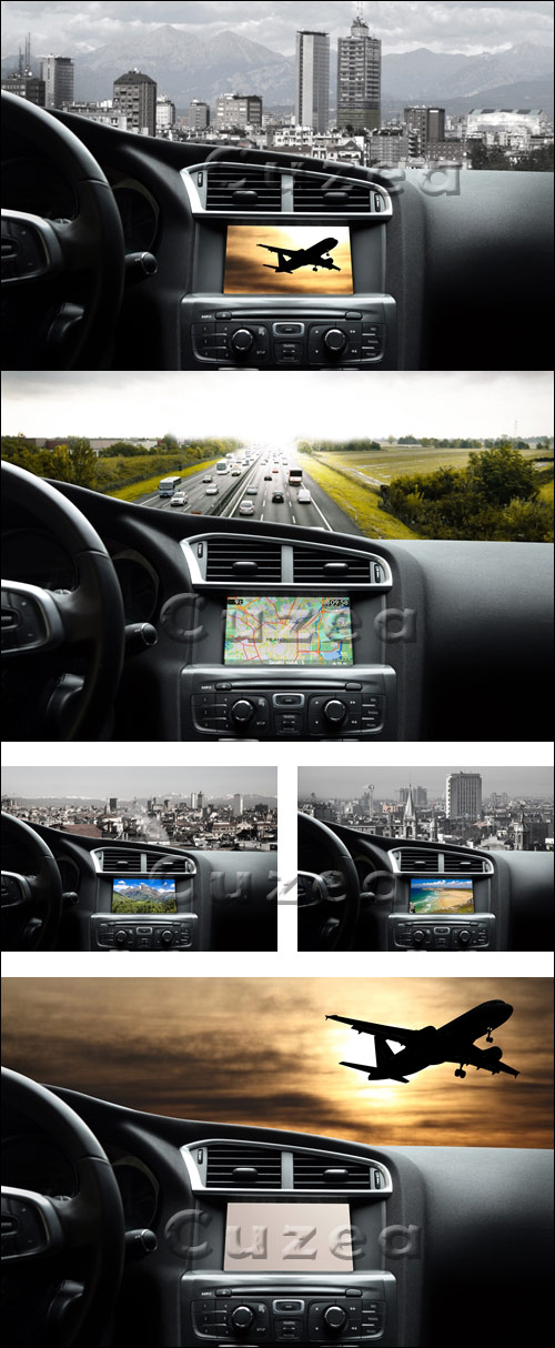    / Navigator in the car - stock photo