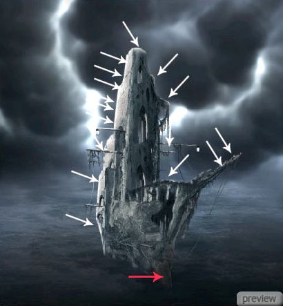 Мистический корабль-призрак