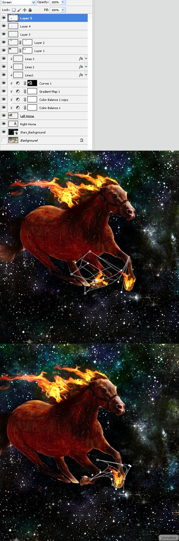 Необычные лошади в космосе. Часть 1