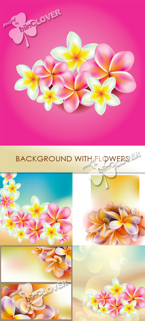 Background with flowers 0433