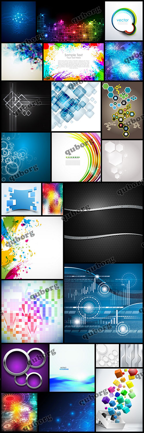 Stock Vector - Backgrounds and Elements Part 3