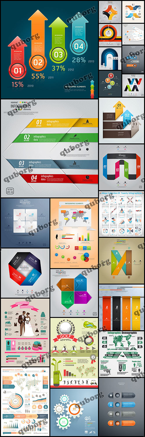 Stock Vector - Infographic and Design Elements Part 5