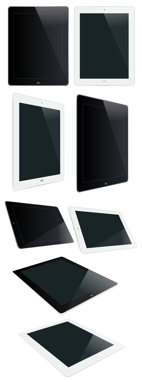 iPad PSD Mock-Up Templates 