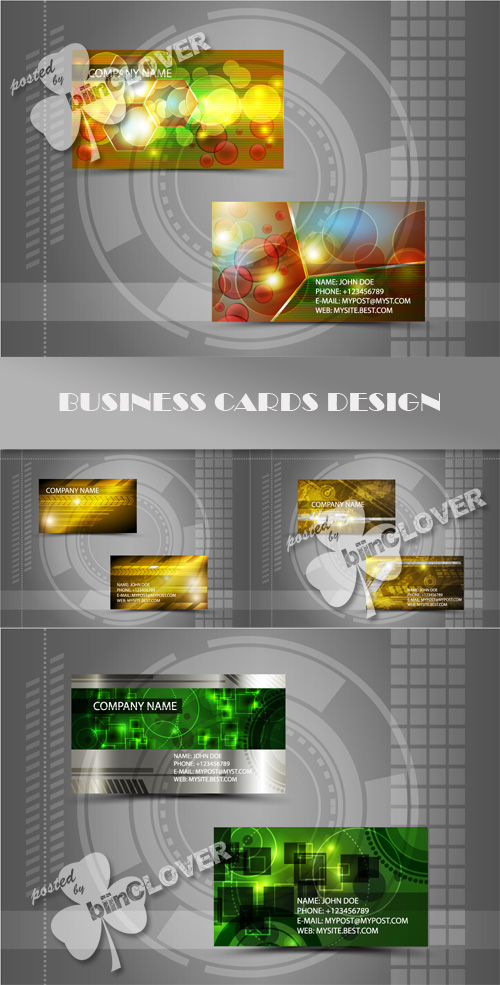 Business cards design 0436