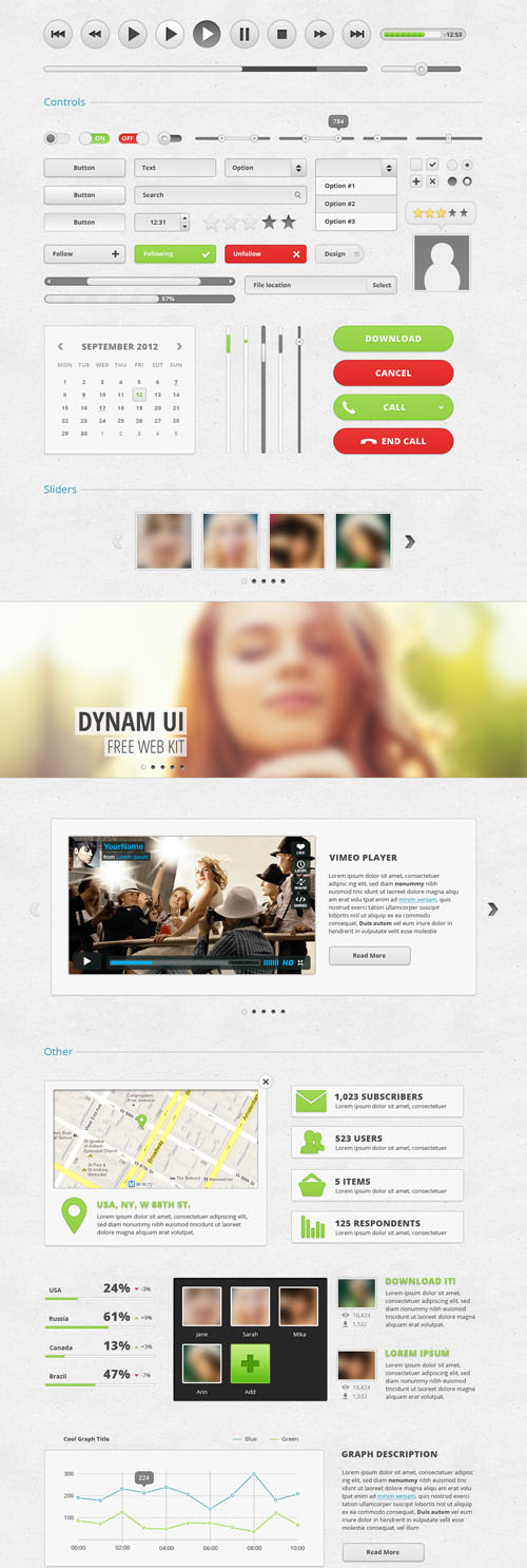 Dynam UI Web Kit