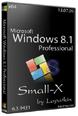 Microsoft Windows 8.1 Pro 6.3.9431 64 Small-X (13.07.05/RUS)