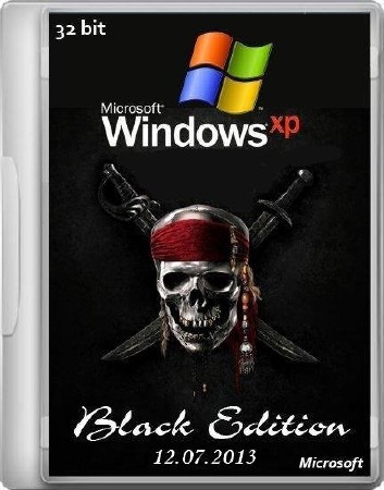 Windows XP Professional SP3 Black Edition 12.07.2013 (86/ENG/RUS)
