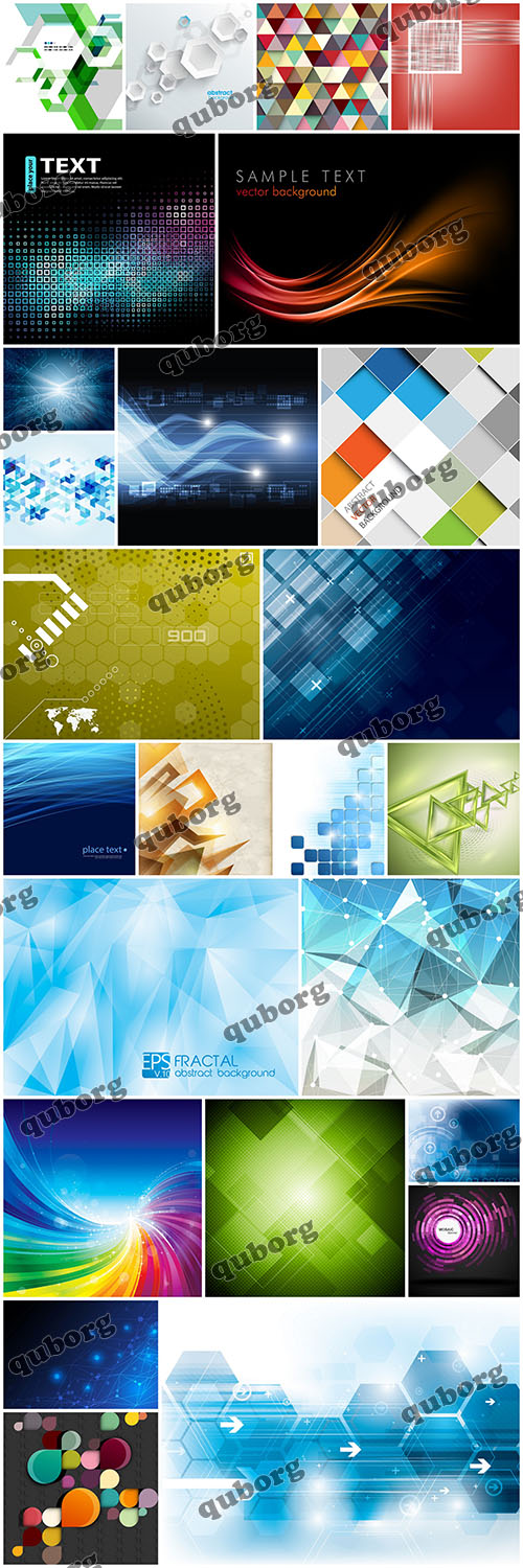 Stock Vector - Backgrounds and Elements Part 15