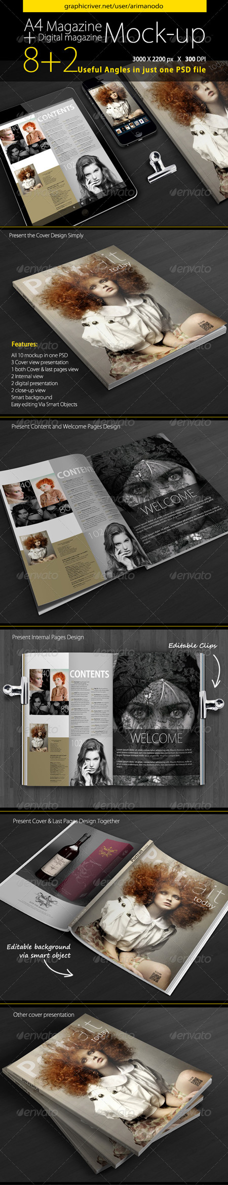 PSD - GraphicRiver Magazine Mockup