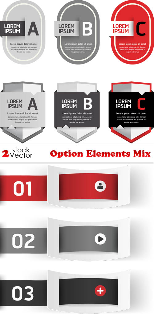 Vectors - Option Elements Mix