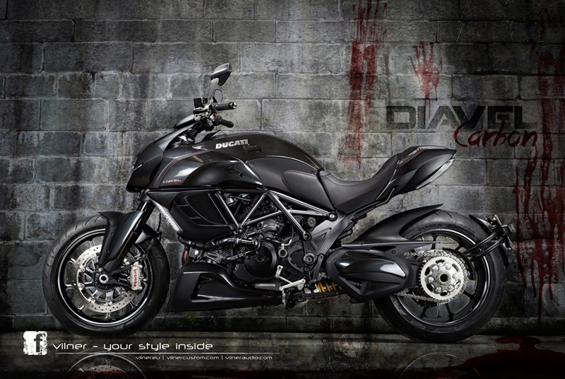 Тюнингованный мотоцикл Ducati Diavel Carbon - Vilner