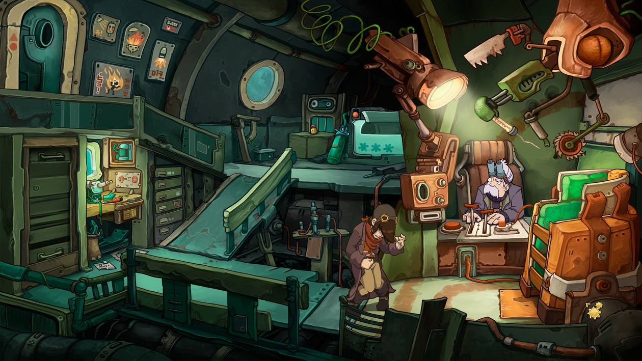  1-2 / Deponia: Dilogy (2012/RUS/ENG/RePack) PC