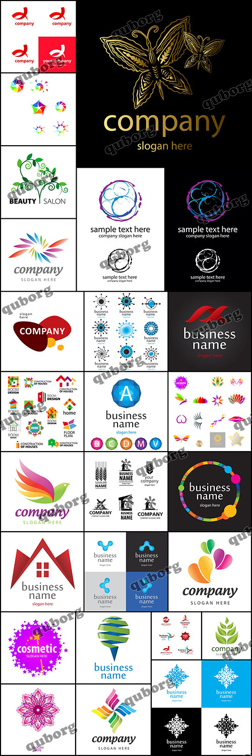 Stock Vector - Collection of Logos